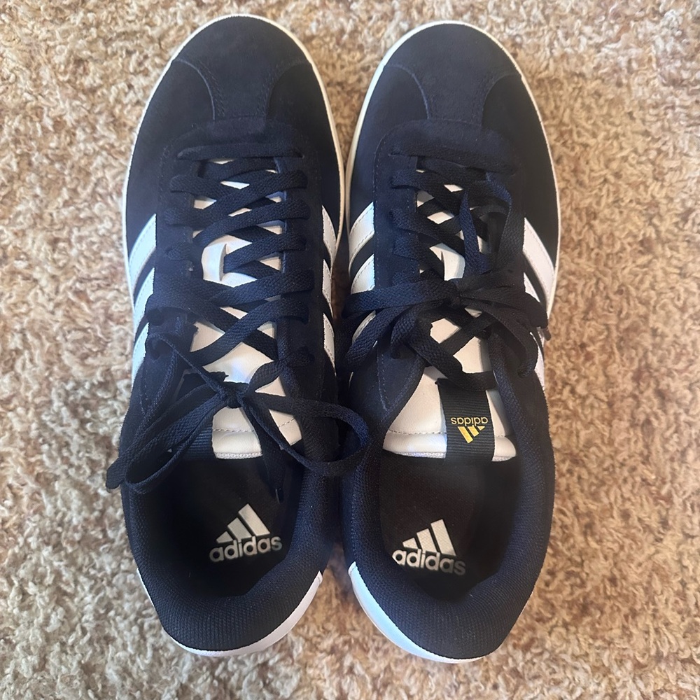 Adidas Womens Black and White Sneakers